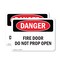 Signmission Fire Door Do Not Prop Open Danger Sign, Plastic, 10in W x 7in L, 2PK OS-2PACK-DS-P-710-L-2147 - alternate 1